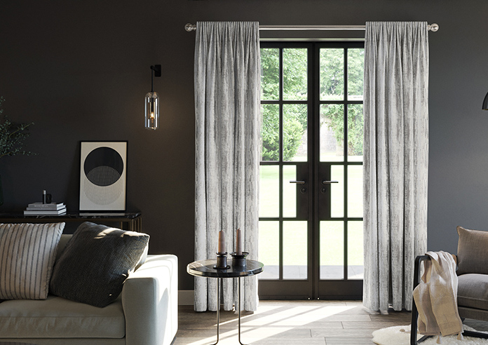 Kiryu, Pearl Grey - Made to Measure Curtains - Image 3